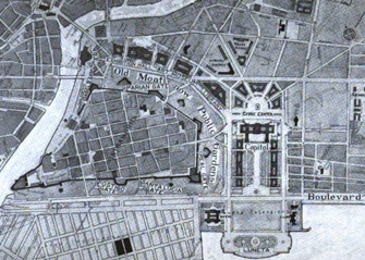 Daniel Burnham's plan for Intramuros and Luneta, 1912 (image)